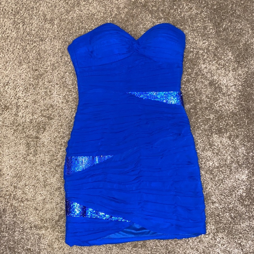 Blue Size 4 La Femme Dress